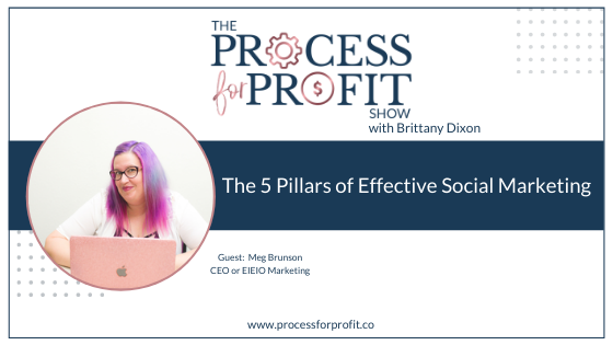 Ep 77 - GUEST - Meg Brunson - The 5 Pillars of Effective Social Marketing - GRAPHICS_ Podcast Shownotes Wordpress Graphics (20)